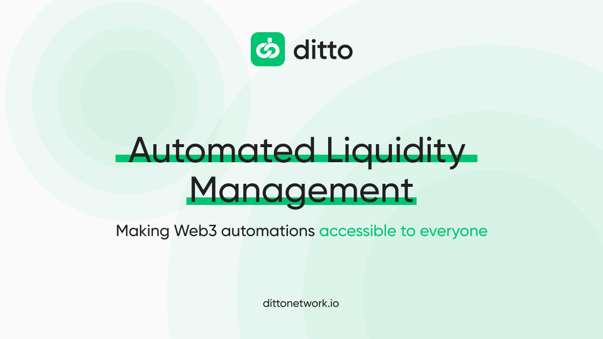  Automated Liquidity Management for DeFi