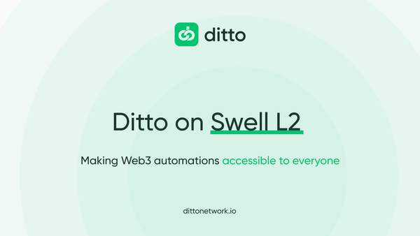 Ditto to Secure Automation Flows with swBTC: Ditto on Swell L2